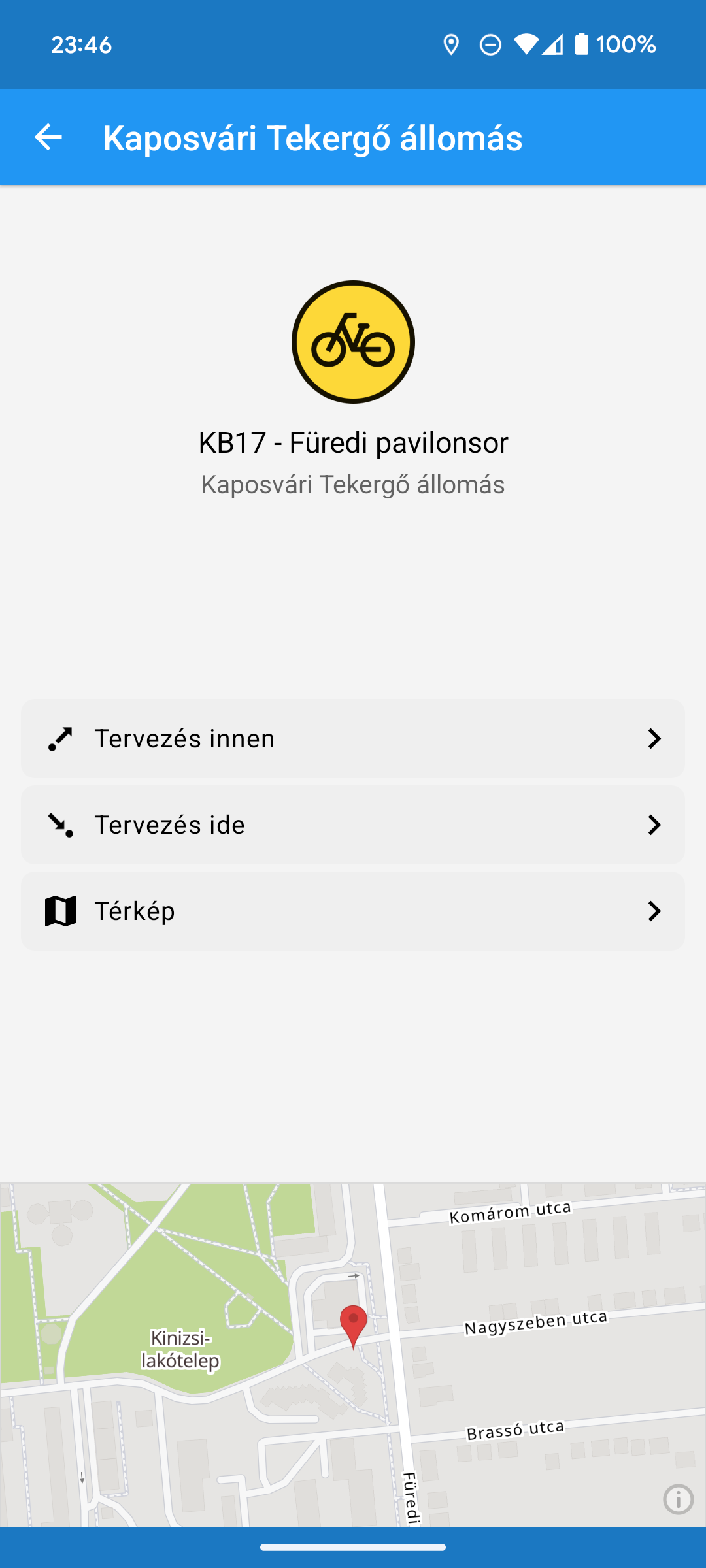 Kaposvári Tekergő állomások már a menetrend.app-ban is