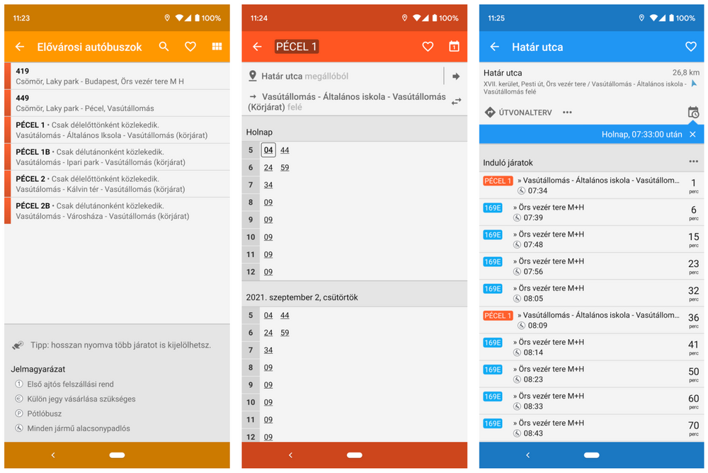 Már Pécel helyi menetrendje is elérhető alkalmazásunkban