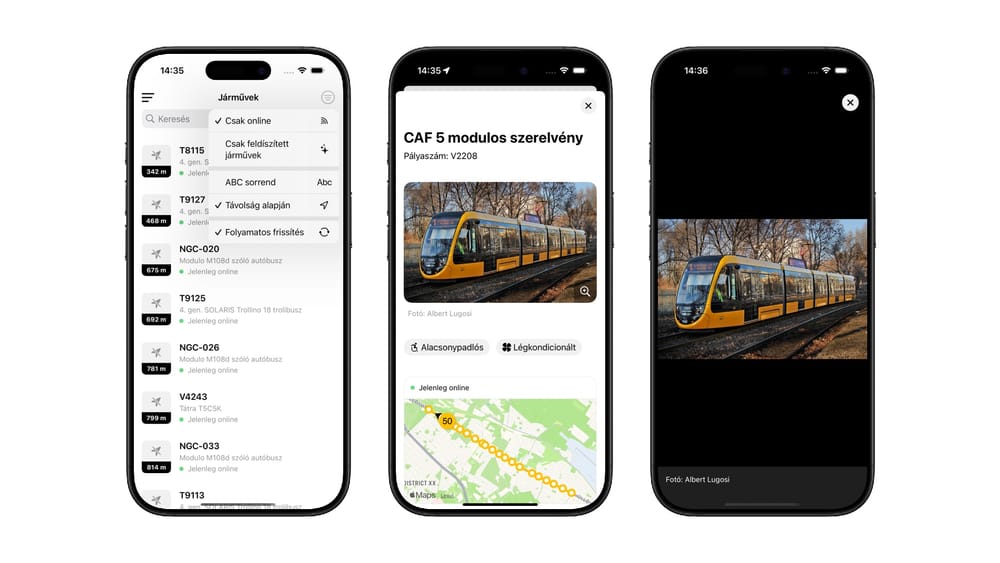 2025.2: Járművek már iOS-en is