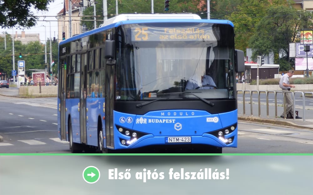 🟢 ➡️ Első ajtós felszállás, már pontosabban!