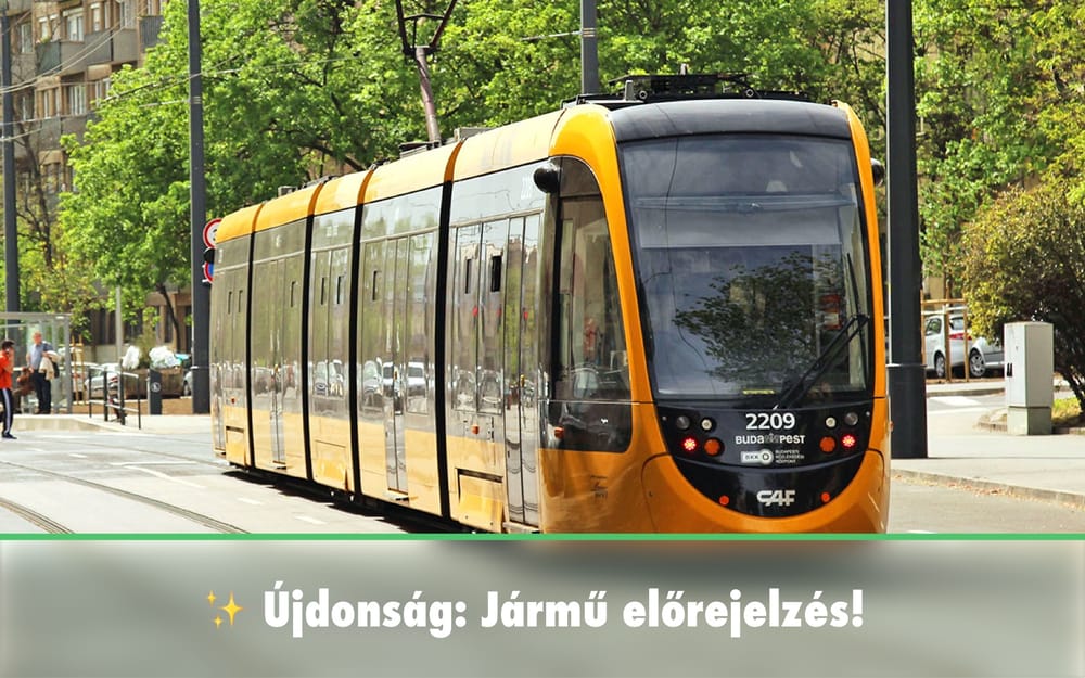 Újdonság: Jármű előrejelzés