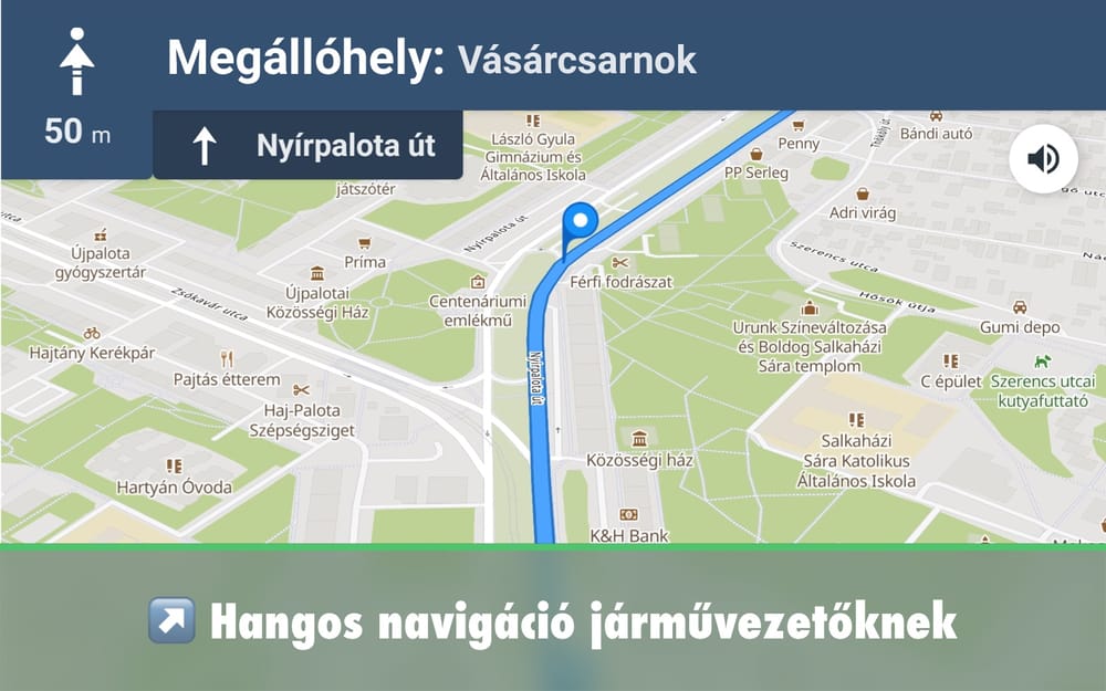 Újdonság: Hangos navigáció járművezetőknek