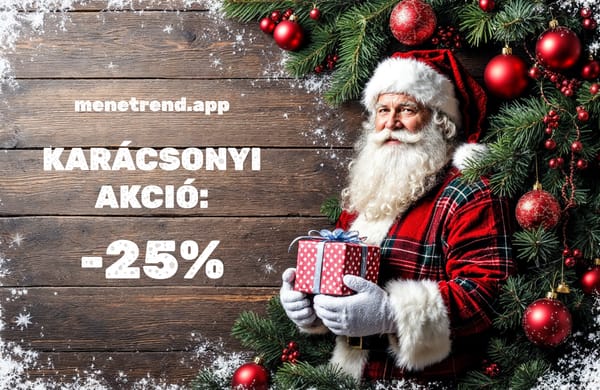 🎄 Karácsonyi akció: éves előfizetés egy napijegy áráért