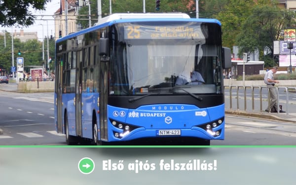 🟢 ➡️ Első ajtós felszállás, már pontosabban!