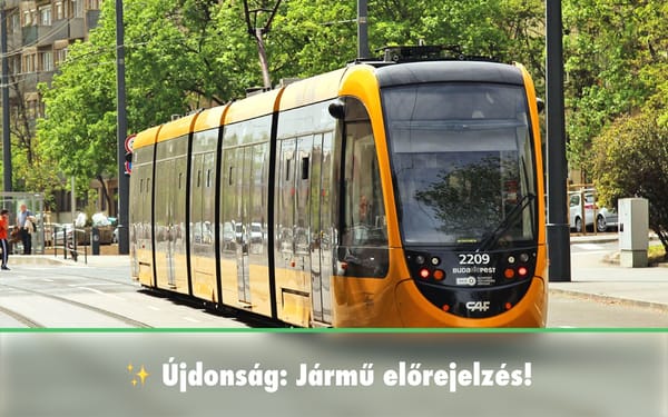 Újdonság: Jármű előrejelzés